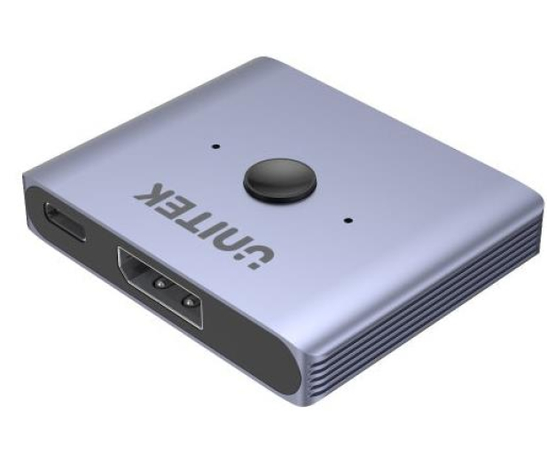 UNITEK Dwukierunkowy przełącznik DP 1.4 8K 2-na-1 V1609A - 1107923 - zdjęcie 2
